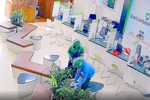 Hai nghi phạm cướp ngân hàng tại Gia Lai.