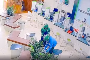 Hai nghi phạm cướp ngân hàng tại Gia Lai.