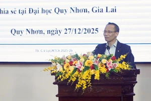 TS Cấn Văn Lực – chuyên gia kinh tế trưởng BIDV, thành viên Hội đồng Tư vấn chính sách của Thủ tướng Chính phủ chia sẻ tại chương trình.