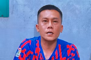 Nghi phạm Phạm Anh Tài bị bắt giữ.