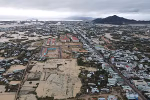 Nhiều khu vực trên địa bàn tỉnh Gia Lai chìm trong nước.