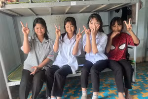 Thí sinh được Trường Phổ thông Dân tộc nội trú huyện Đăk Tô bố trí chỗ ở miễn phí.