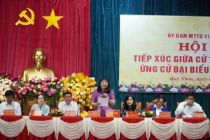 Hội nghị tiếp xúc giữa cử tri và các ứng cử viên đại biểu Quốc hội khóa XVI, nhiệm kỳ 2026 - 2031, đơn vị bầu cử số 1.