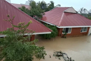 Dự án Làng trẻ em SOS Quy Nhơn chìm trong biển nước.