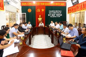 Kỳ họp thứ 48, Ủy ban Kiểm tra Tỉnh ủy. Ảnh: Đăng Vũ.