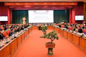 Hội nghị ký kết hợp tác giữa tỉnh Gia Lai và các tỉnh Nam Lào.