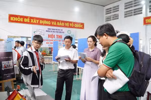 Học sinh thuyết trình về sản phẩm.