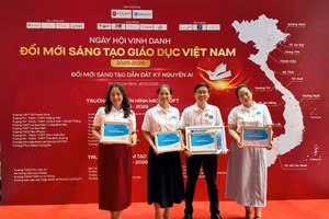 4 giáo viên của trường được Microsoft công nhận là Chuyên gia Giáo dục Sáng tạo (Microsoft Innovative Educator Experts – MIEE).