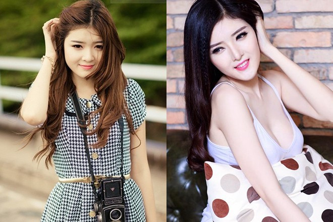 Lilly Luta lột xác so với hình ảnh "búp bê Việt" ngày xưa sau khi sửa mũi, nhấn mí và mới đây nhất là nâng ngực. Lilly Luta: