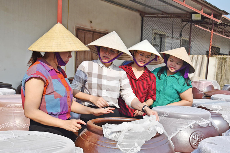 Cán bộ Hội LHPN Hà Tĩnh kiểm tra, giám sát việc triển khai các mô hình phát triển kinh tế do Hội hỗ trợ. (Ảnh: CTV). Cán bộ Hội LHPN Hà Tĩnh kiểm tra, giám sát việc triển khai các mô hình phát triển kinh tế do Hội hỗ trợ. (Ảnh: CTV).
