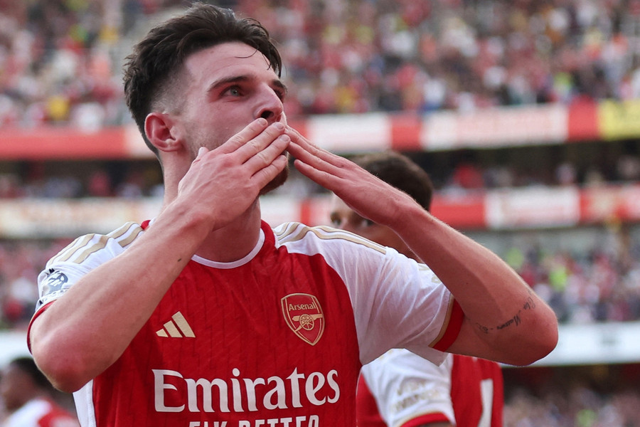 Tiền vệ Declan Rice. Tiền vệ Declan Rice.