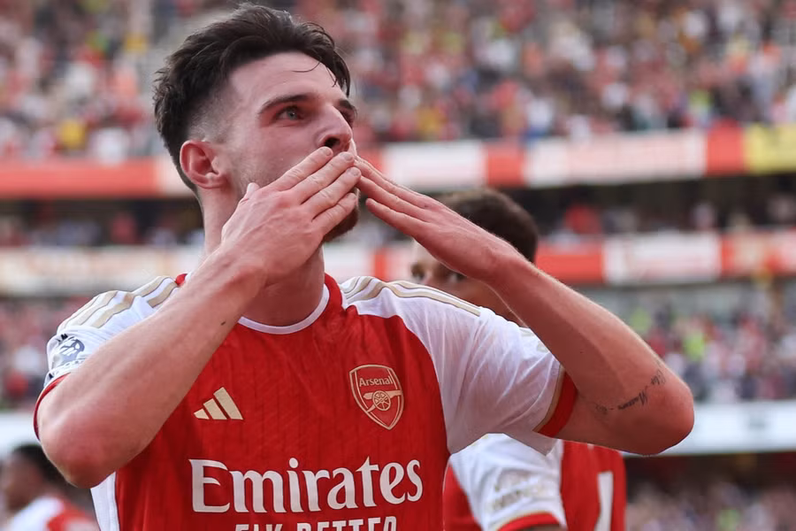 Tiền vệ Declan Rice.