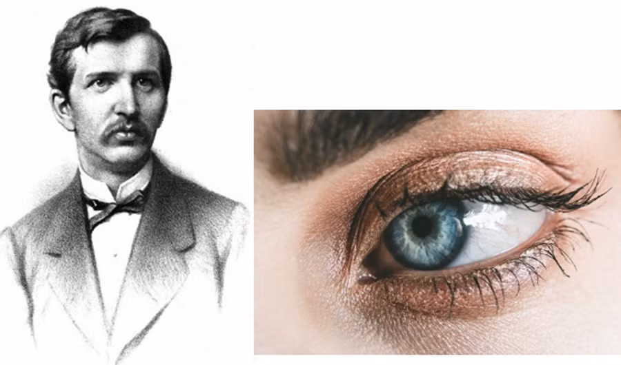 Nhà sinh lý học Franz Christian Boll phát hiện ra chất cảm quang rhodopsin, giúp mắt hoạt động như máy ảnh.