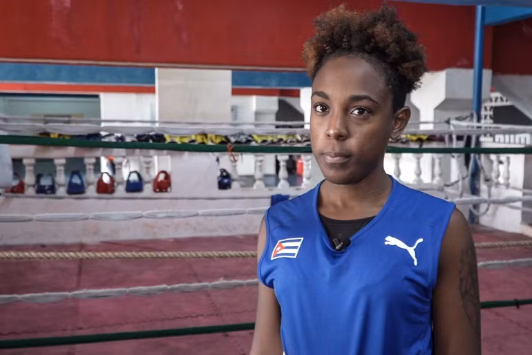 Karen Cantillo mơ ước được đến Olympic Paris 2024. Ảnh: Al Jazeera.