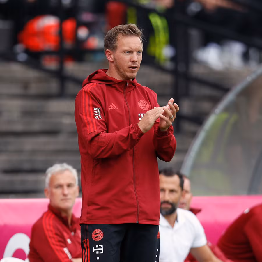 Nagelsmann khi còn dẫn dắt câu lạc bộ Bayern Munich. Ảnh: ITN. Nagelsmann khi còn dẫn dắt câu lạc bộ Bayern Munich. Ảnh: ITN.