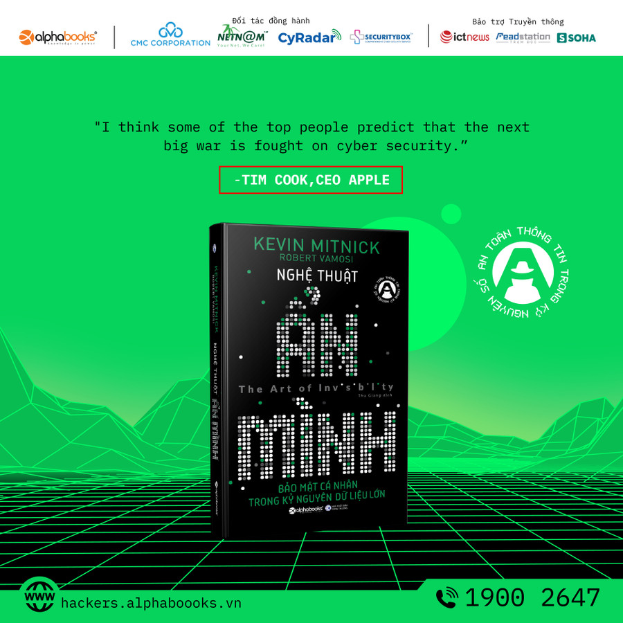 Nghệ thuật ẩn mình cảnh báo người đọc về vấn đề bảo vệ quyền riêng tư.