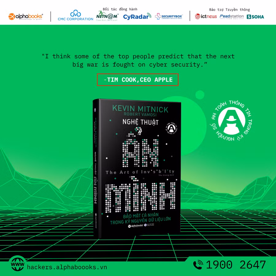 Nghệ thuật ẩn mình cảnh báo người đọc về vấn đề bảo vệ quyền riêng tư.