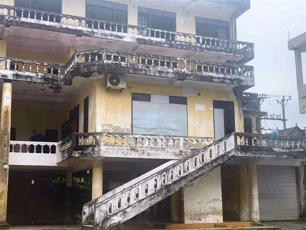 Khu đất vàng bỏ hoang của Tỉnh đoàn Hà Tĩnh cũ. Ảnh: TG