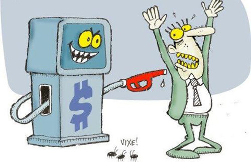 Nỗi sợ hãi mang tên giá xăng.