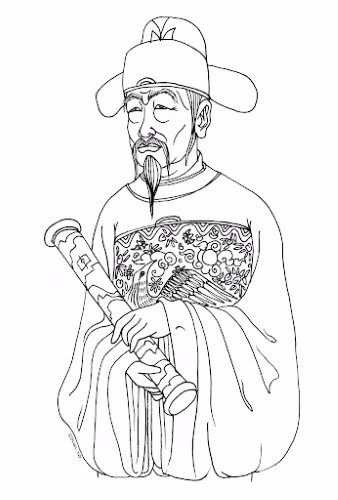 Nguyễn Như Đổ làm quan trải 8 đời vua, thọ 103 tuổi. (Tranh minh hoạ)