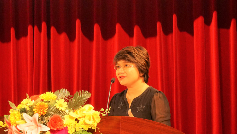 Bà Nguyễn Thu Thủy, Phó Vụ trưởng Vụ GD Đại học phát biểu hưởng ứng lễ phát động. Bà Nguyễn Thu Thủy, Phó Vụ trưởng Vụ GD Đại học phát biểu hưởng ứng lễ phát động.