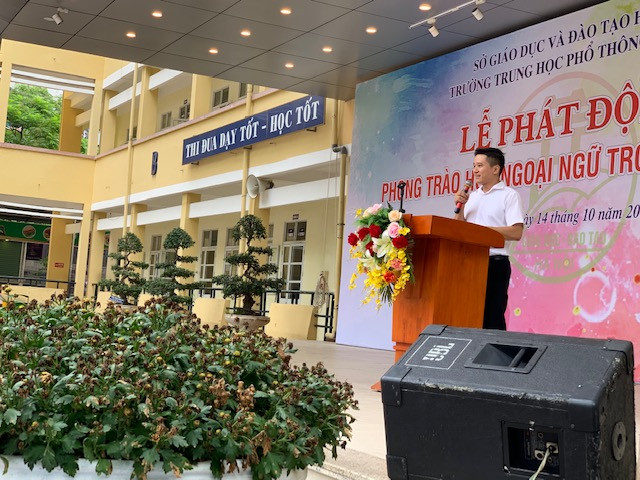 Ông Trần Trọng Hưng phát biểu tại lễ phát động