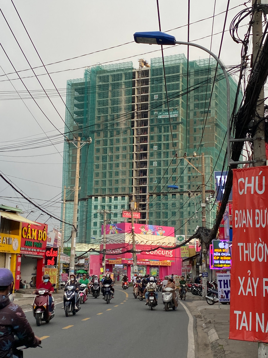 Một dự án bất động sản đang được triển khai, mở bán tại TP Thủ Đức, TPHCM.