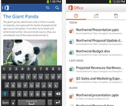 Tải miễn phí Microsoft Office cho máy tính bảng Android