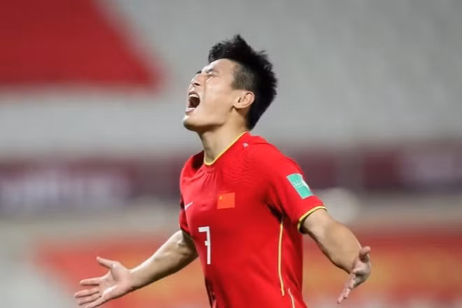 Tiền đạo Vũ Lỗi (Wu Lei) xuất sắc nhất vòng loại thứ 2 World Cup 2022 khu vực châu Á.