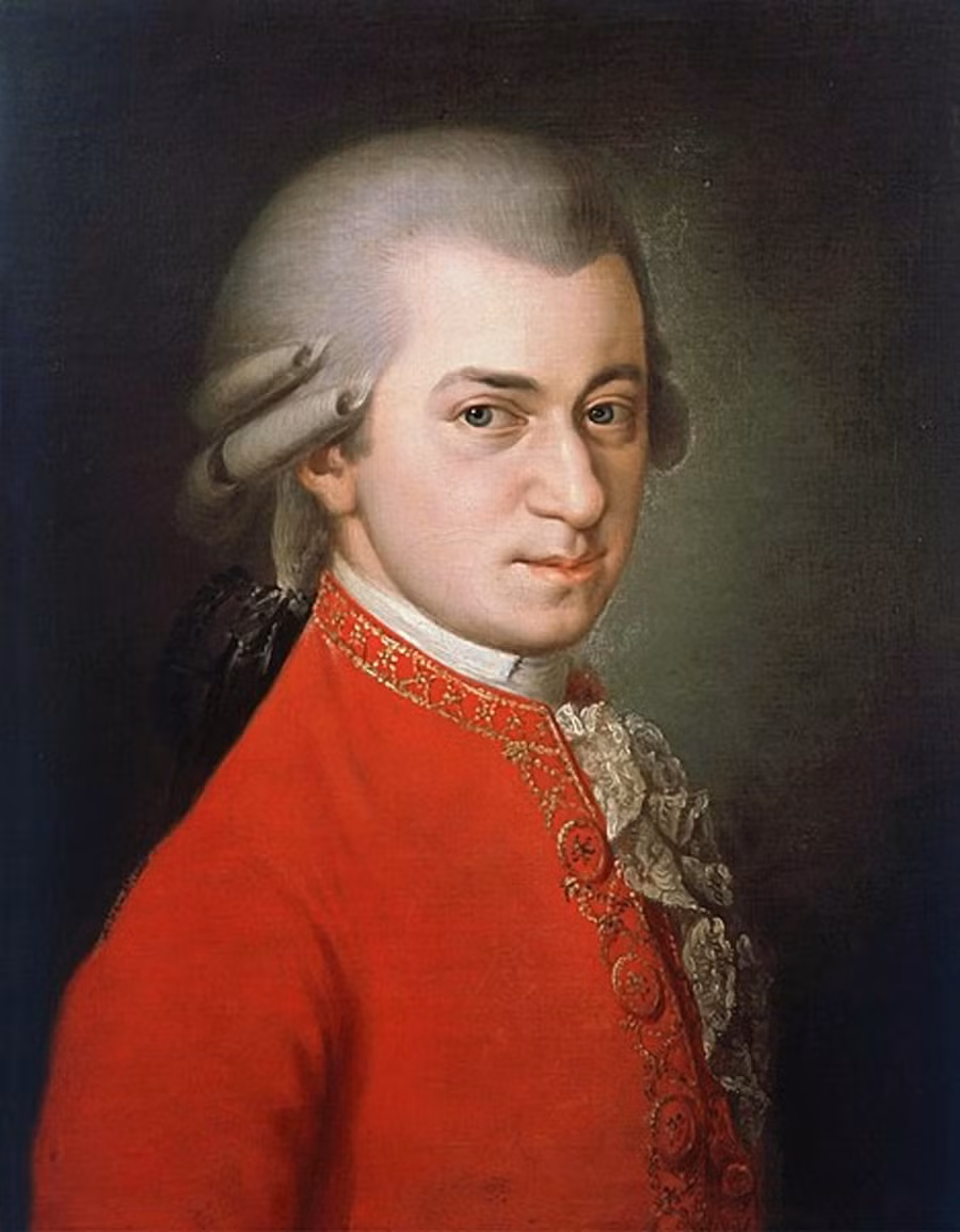 Thiên tài âm nhạc Wolfgang Amadeus Mozart (1756 – 1791).