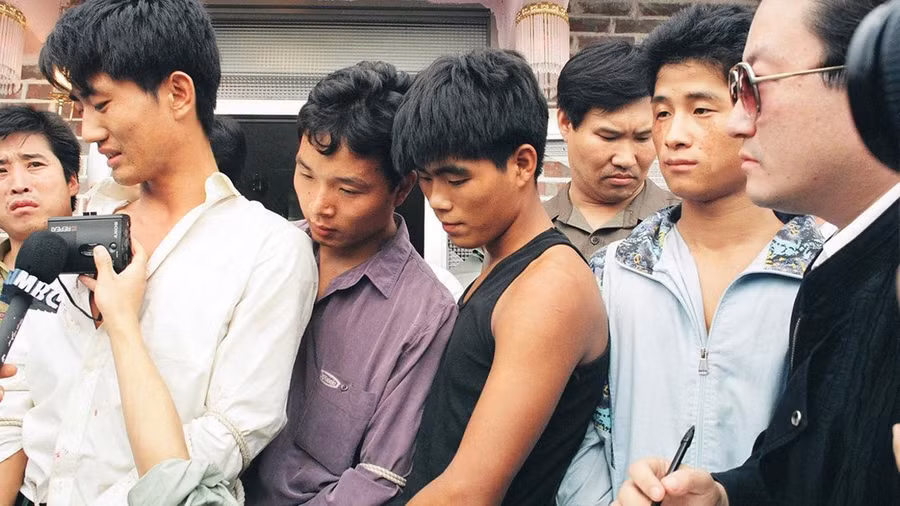 Các thành viên băng Chijon bị bắt ngày 19/9/1994.