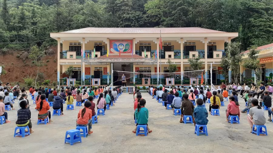 Học sinh toàn huyện Mường Khương (Lào Cai) nghỉ học để phòng, chống dịch. (Ảnh minh họa)