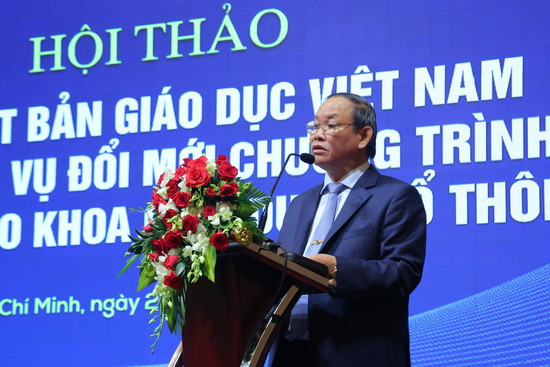 Ông Nguyễn Đức Thái phát biểu tại hội thảo. Ảnh: Việt Hà