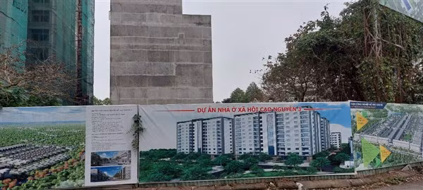 Phối cảnh, xây dựng dự án nhà ở xã hội Cao Nguyên 3 (thành phố Từ Sơn, Bắc Ninh).