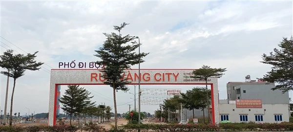 Dự án Rùa Vàng City chưa giải phóng mặt bằng xong đã phân lô bán nền bằng hình thức “vay vốn”.