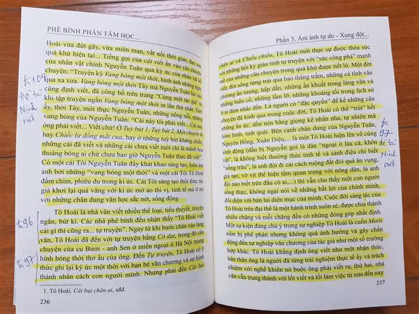 TS Đỗ Hải Ninh cho biết, tác giả đã lấy hơn 40 đoạn văn (khoảng hơn 11.700 chữ) để đưa vào cuốn sách.
