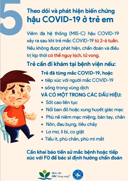 Hướng dẫn chi tiết chăm sóc trẻ mắc Covid-19 tại nhà ảnh 8