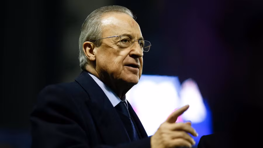 Florentino Perez - Chủ tịch câu lạc bộ Real Madrid kiêm Chủ tịch Super League. Ảnh: INT