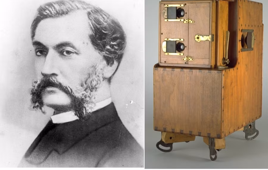 Louis Le Prince và chiếc máy ghi hình ảnh chuyển động.