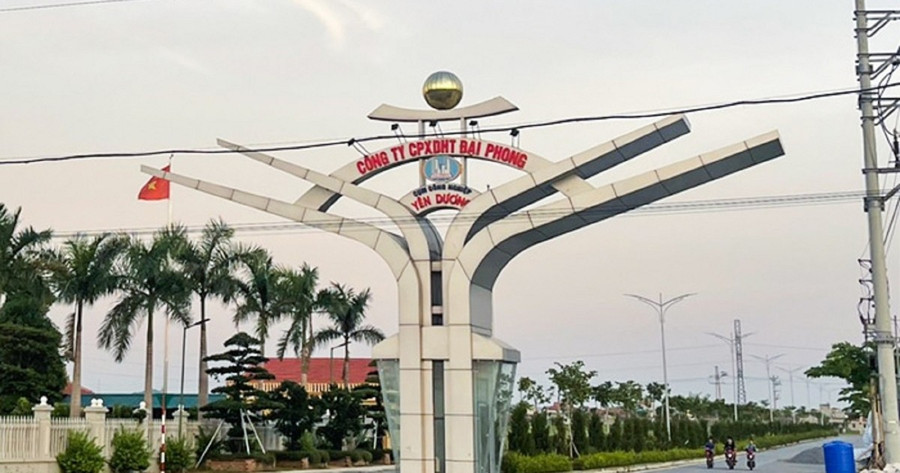 Dù chưa được giao đất nhưng Công ty Cổ phần xây dựng hạ tầng Đại Phong đã tự ý xây dựng một số hạng mục công trình tại Cụm Công nghiệp Yên Dương. 