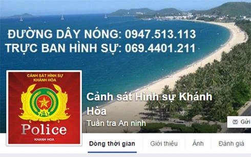 Công an Khánh Hòa phá án nhờ Facebook