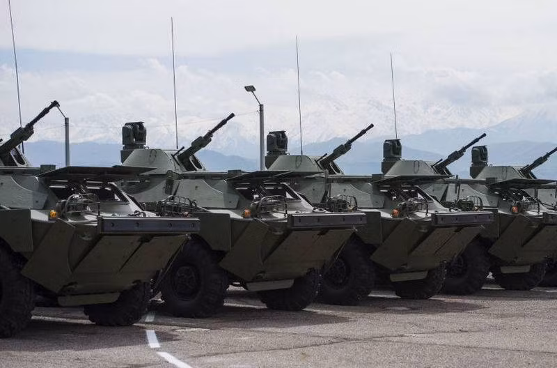 Những chiếc xe bọc thép BRDM-2 được Nga chuyển giao cho Serbia
