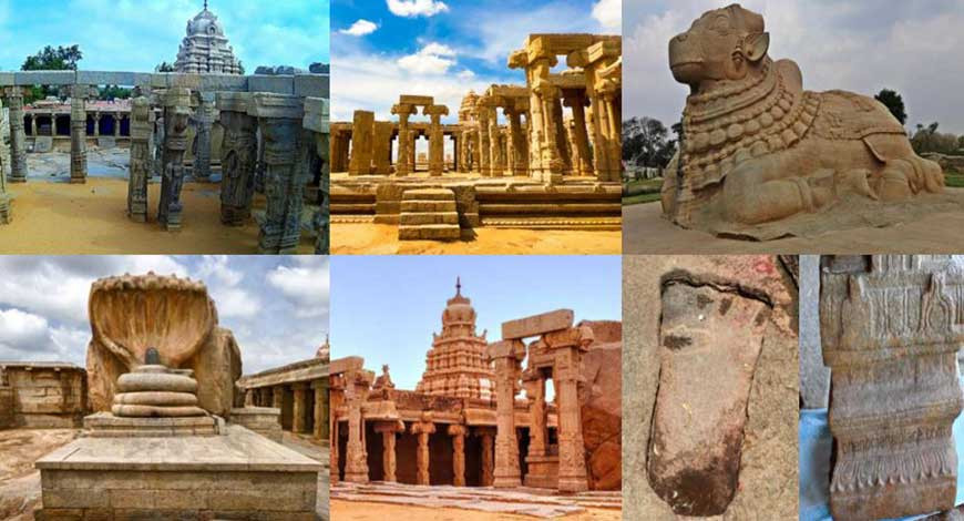 Đền Veerabhadra kỳ bí và lộng lẫy mọi góc độ. Ảnh: Bhagyashritravels.com