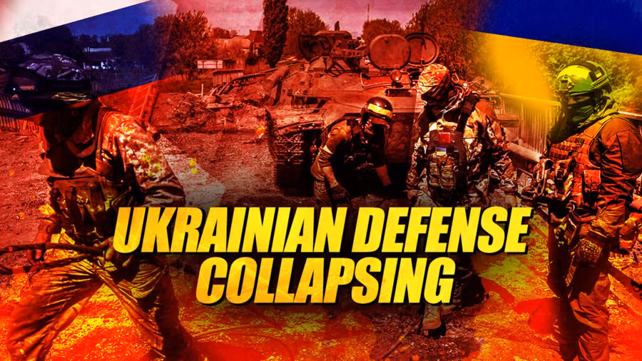 Phòng tuyến Ukraine đang dần sụp đổ