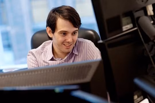  CEO của Turing Pharmaceuticals – ông Martin Shkreli. Ảnh: Bloomberg 