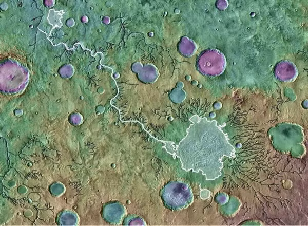 Các thung lũng trên sao Hỏa.