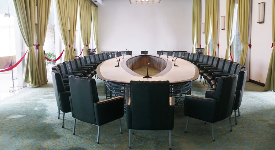 Phòng nội các - nơi diễn ra các cuộc họp của Hội đồng Tổng trưởng và Nội các Việt Nam Cộng hoà.