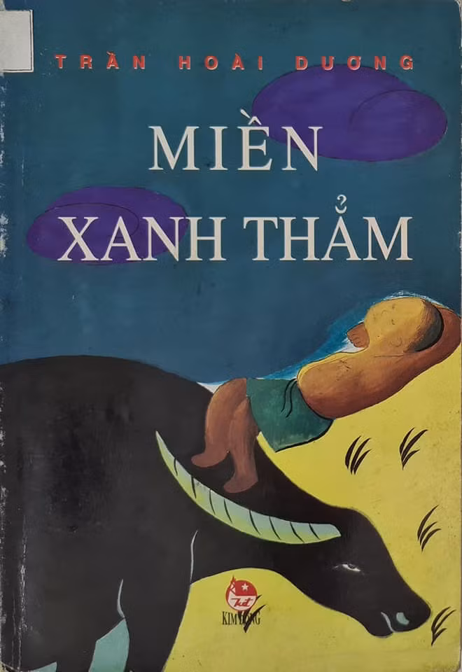 Bìa cuốn sách 'Miền xanh thẳm', bản in lần đầu của NXB Kim Đồng. Ảnh: Gia đình nhà văn cung cấp