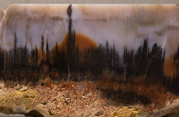 Tranh phong cảnh thiên tạo trong đá mã não ảnh 2