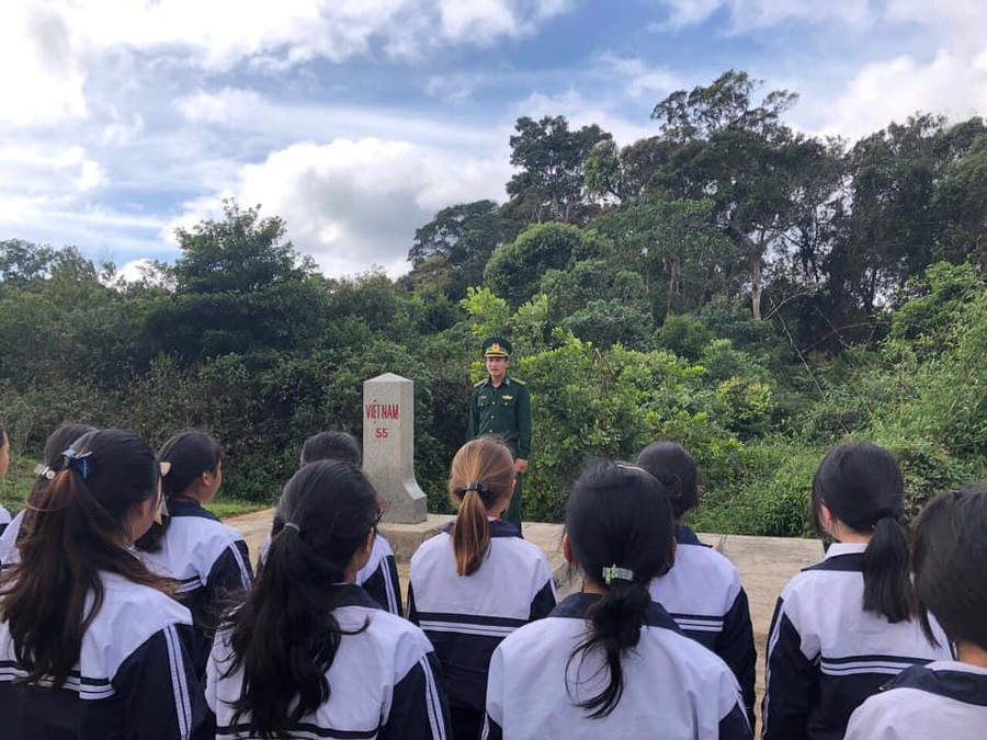 Tiết học vùng biên được các Đồn Biên phòng triển khai hiệu quả. Tiết học vùng biên được các Đồn Biên phòng triển khai hiệu quả.